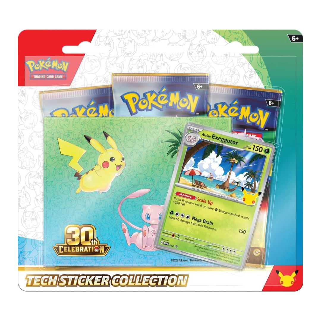 30th Celebration - Tech Sticker Collection (Alolan Exeggutor)