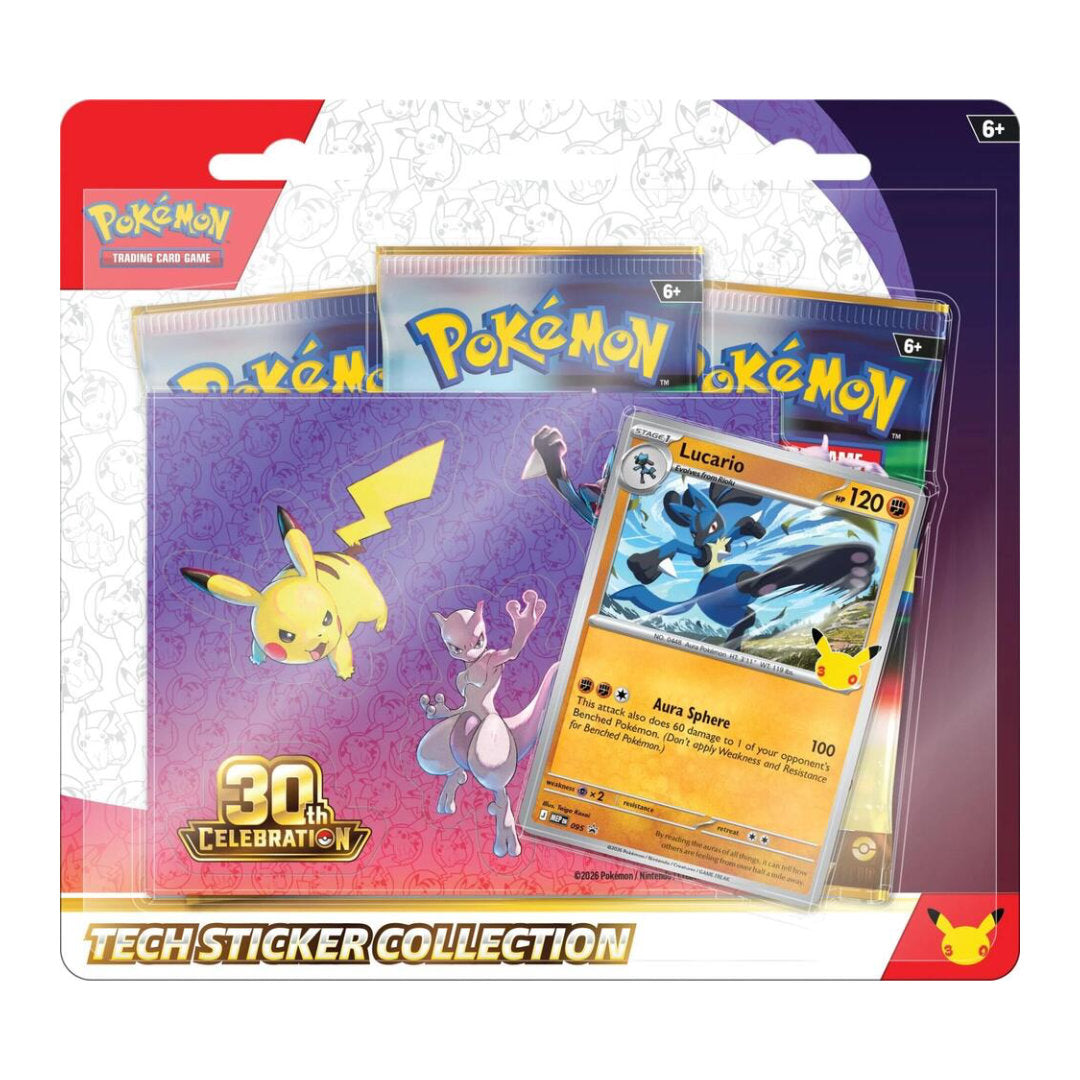 30th Celebration - Tech Sticker Collection (Lucario)
