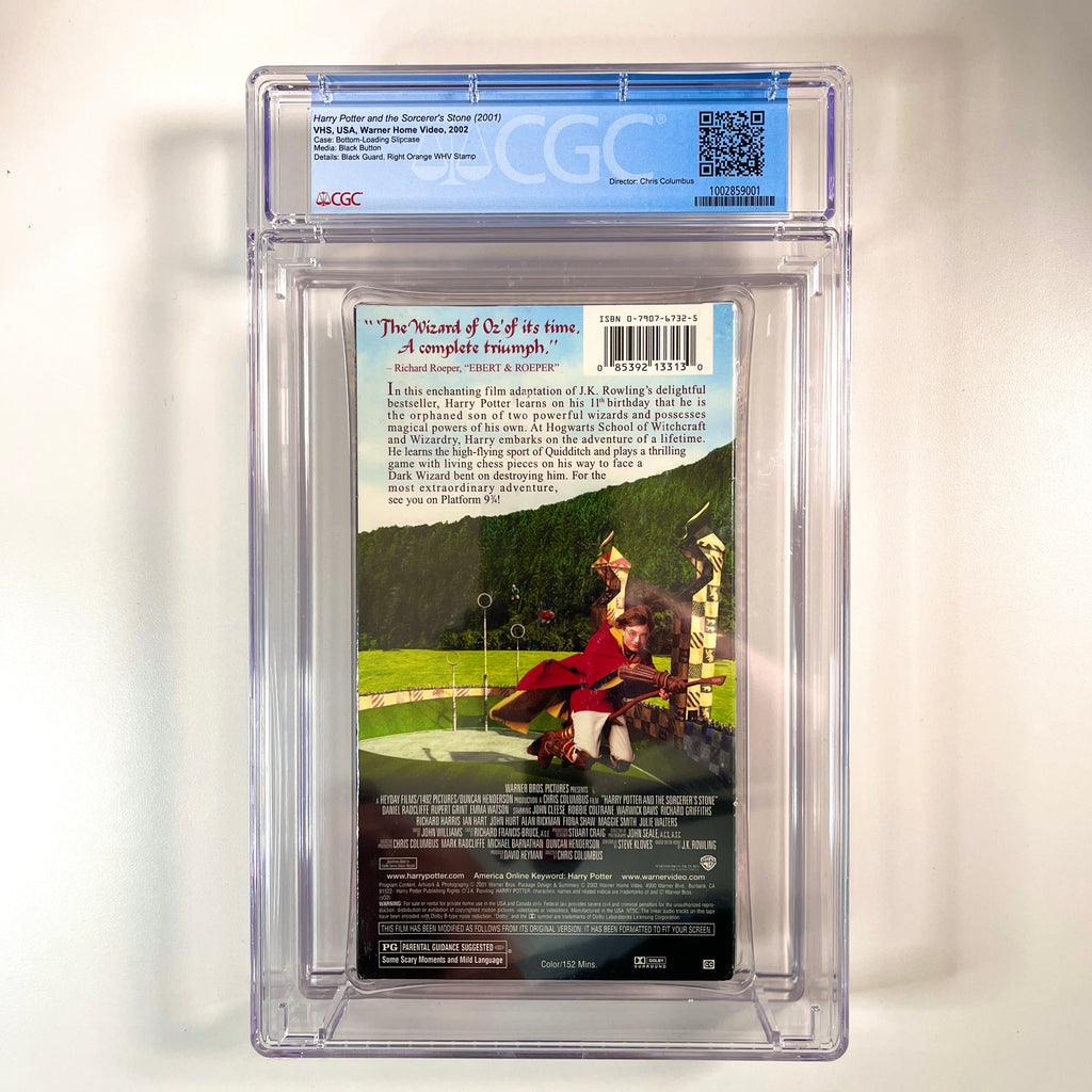 CGC 9.4 💎 A+ Harry Potter: Sorcerer’s Stone - Graded VHS