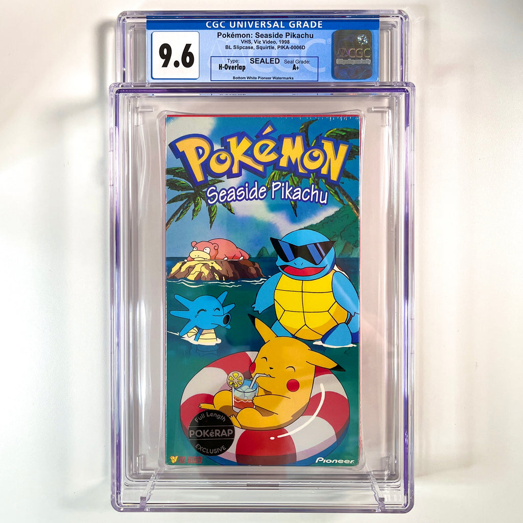 CGC 9.6 💎 A+ Pokémon: Seaside Pikachu - Graded VHS