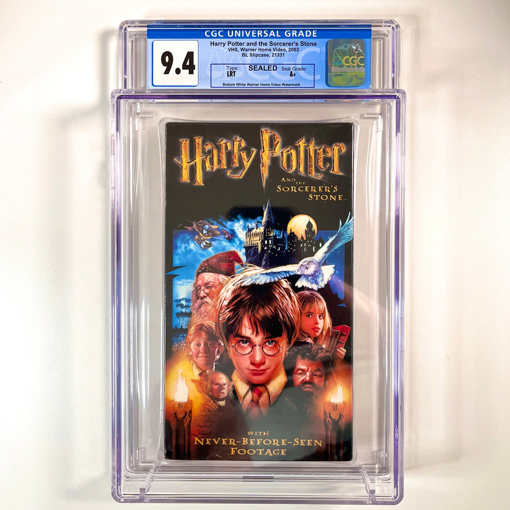 CGC 9.4 💎 A+ Harry Potter: Sorcerer’s Stone - Graded VHS