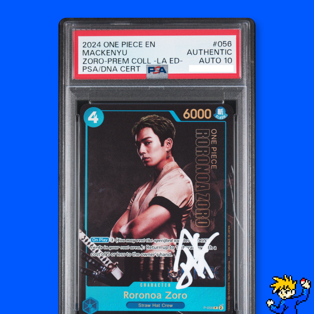 PSA AUTO 10 💎 One Piece: Roronoa Zoro (Signed by Actor: Mackenyu)