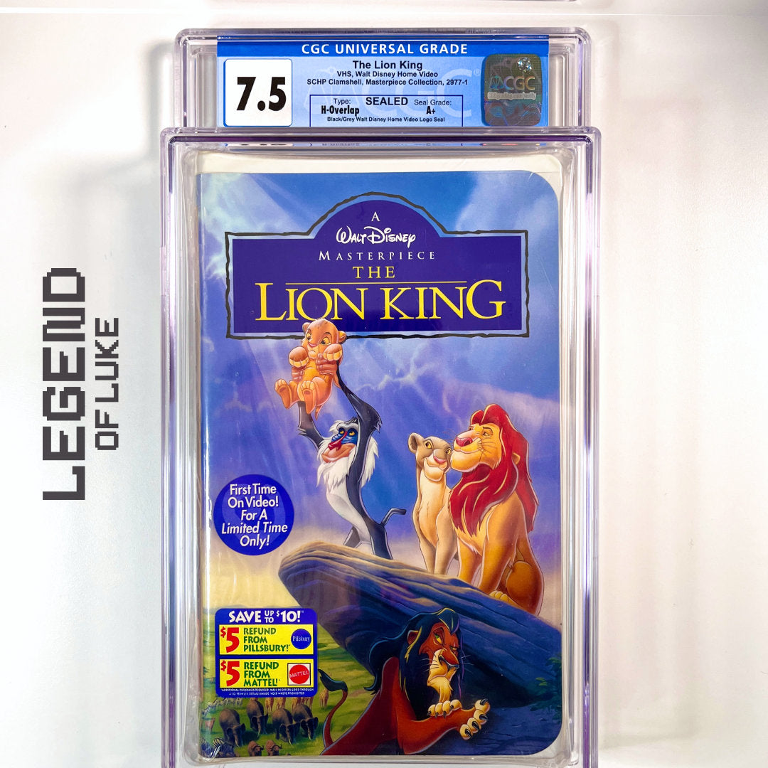 CGC 7.5 💎 A+ Lion King - Graded VHS