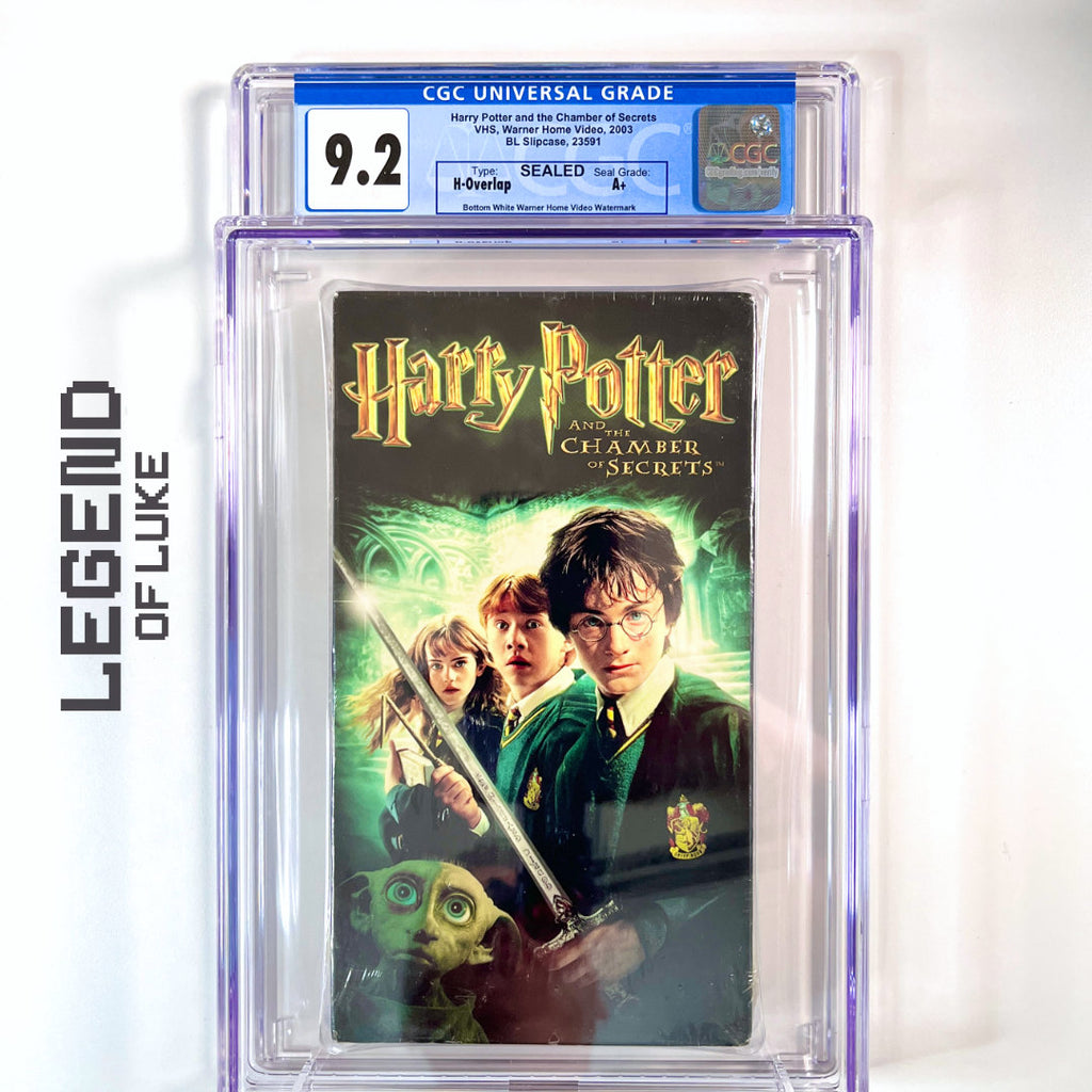 CGC 9.2 💎 A+ Harry Potter: Chamber of Secrets - Graded VHS