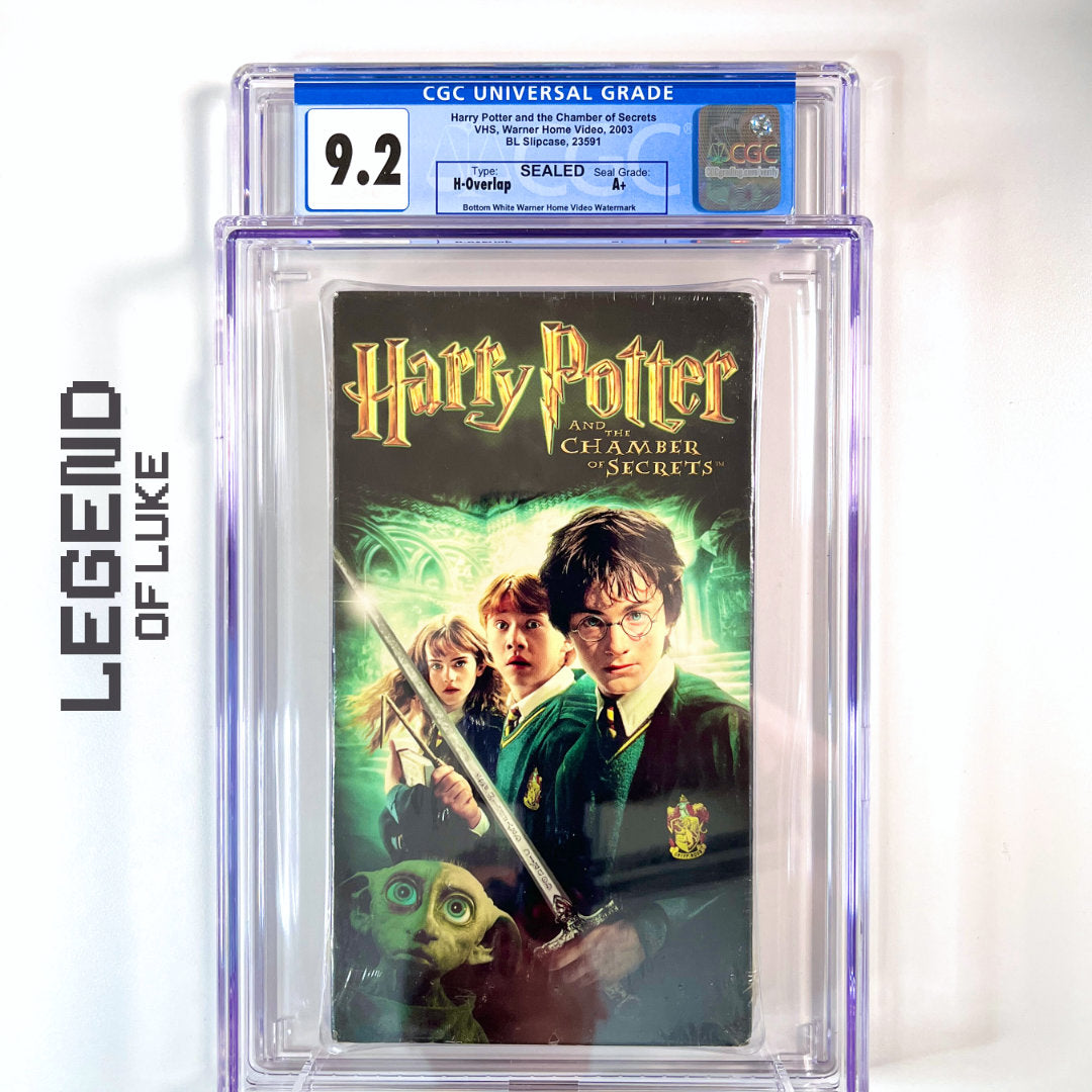 CGC 9.2 💎 A+ Harry Potter: Chamber of Secrets - Graded VHS