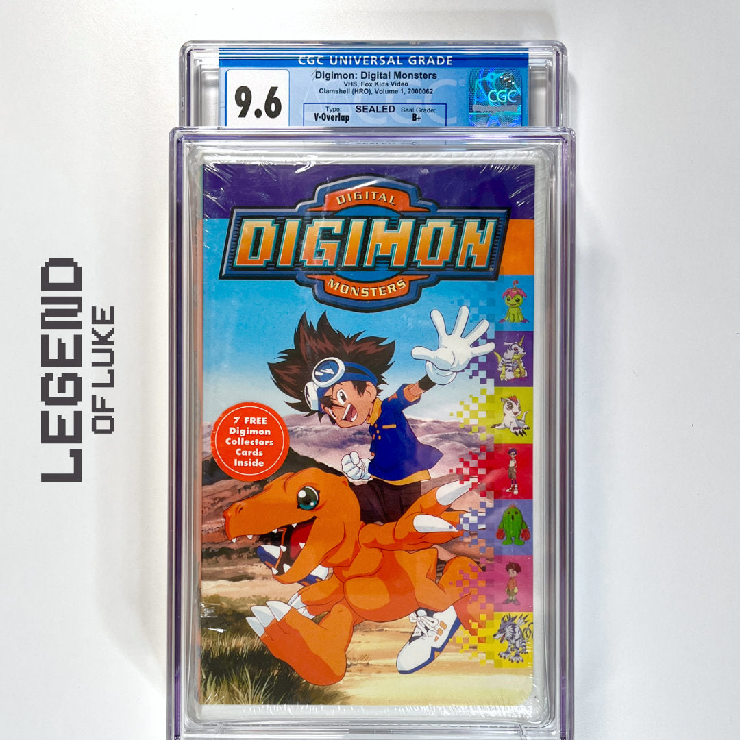 CGC 9.6 💎 Digimon - Graded VHS