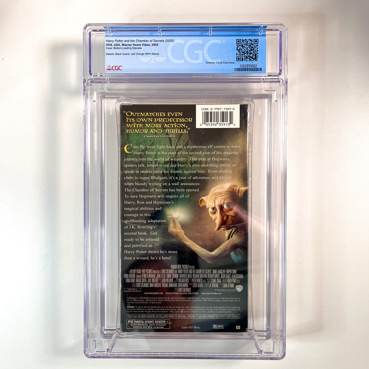 CGC 9.2 💎 A+ Harry Potter: Chamber of Secrets - Graded VHS